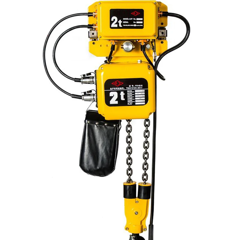 2 ton 2000kg 4400BL harga electric chain hoist electric lifting block chain crane