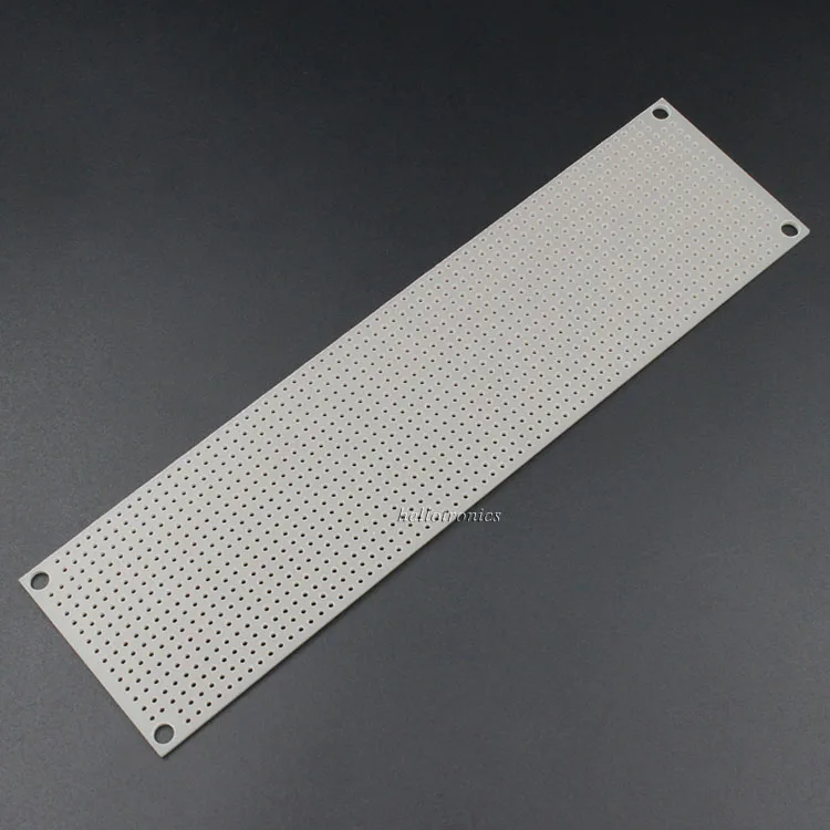 1 Sided PCB Matches 830 Tie Point Breadboard With Power Rails Solderable PC Breadboard