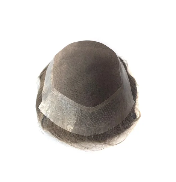 New Styling Customized Mens Toupee, human hair prosthesis