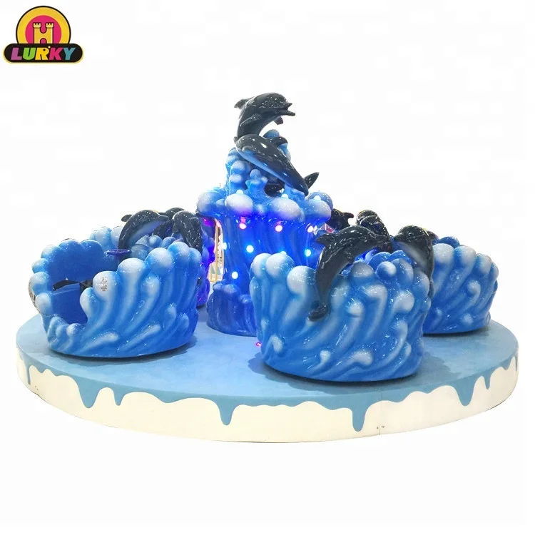 Amusement rides playground equipment china fun games manufacture kids rotating coffee cup rides for sale