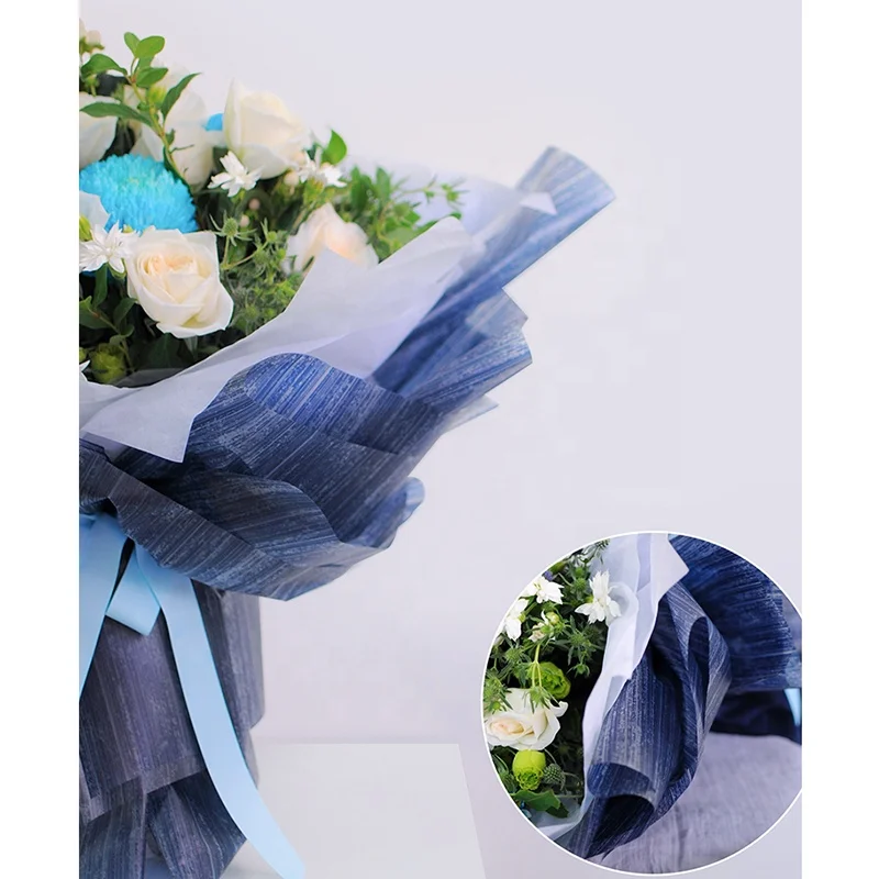 Новинка 2021, оптовая продажа, популярный цветочный бумажный свадебный букет, подарок на день Святого Валентина, водонепроницаемая упаковочная бумага для цветов