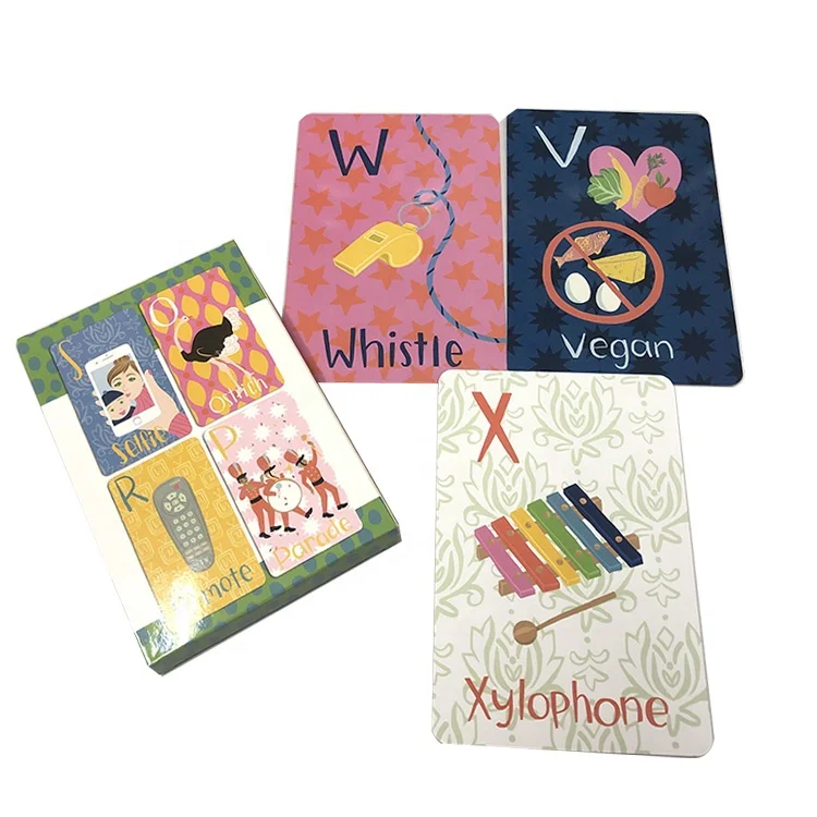 Custom Flash Card Printing Services Flash Card Game With Box