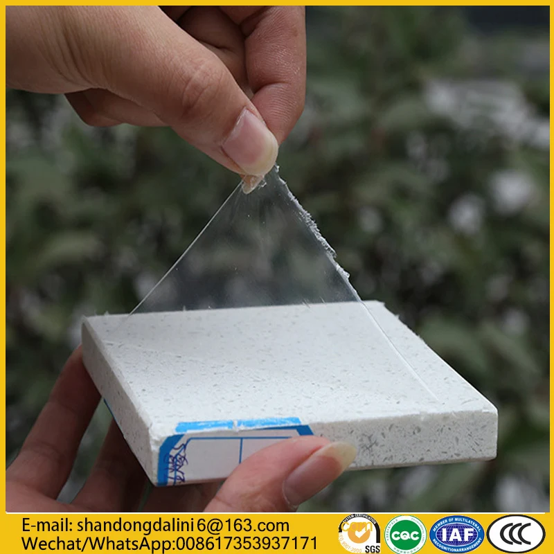 Water based acrylic protective film adhesive glue for PE PET film of marble quartz stone tile