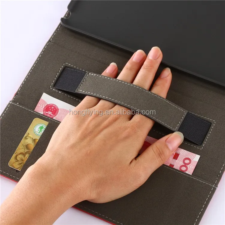 Premium leather card slot stand card holder leather tablet case for I-pad mini 4