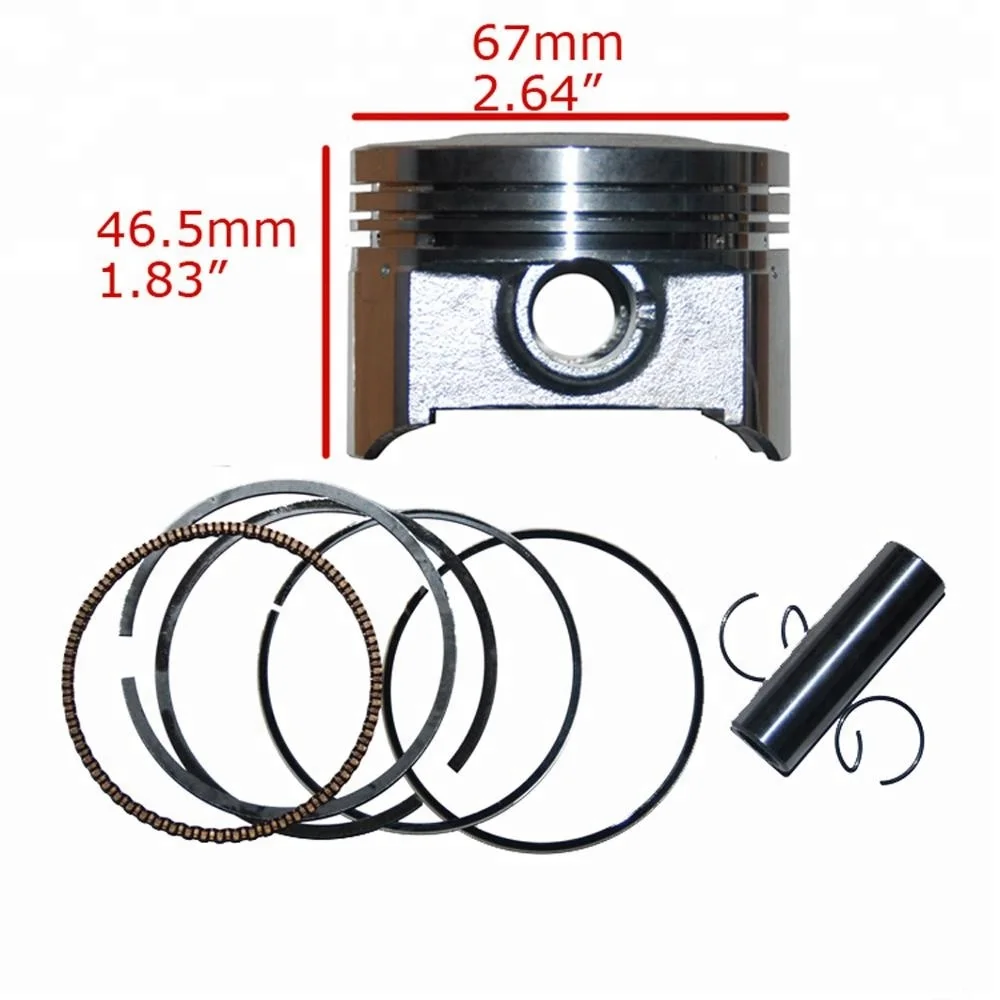 High Performance CG250 Piston Kit for Loncin Zongshen bashan lifan CG250CC Air cooled engine