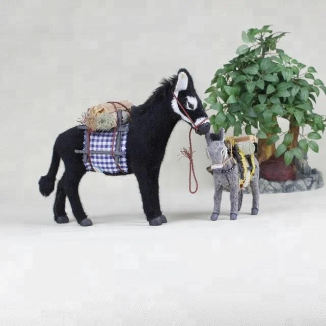 Реалистичная модель животного из фермы мини-размер имитация осла