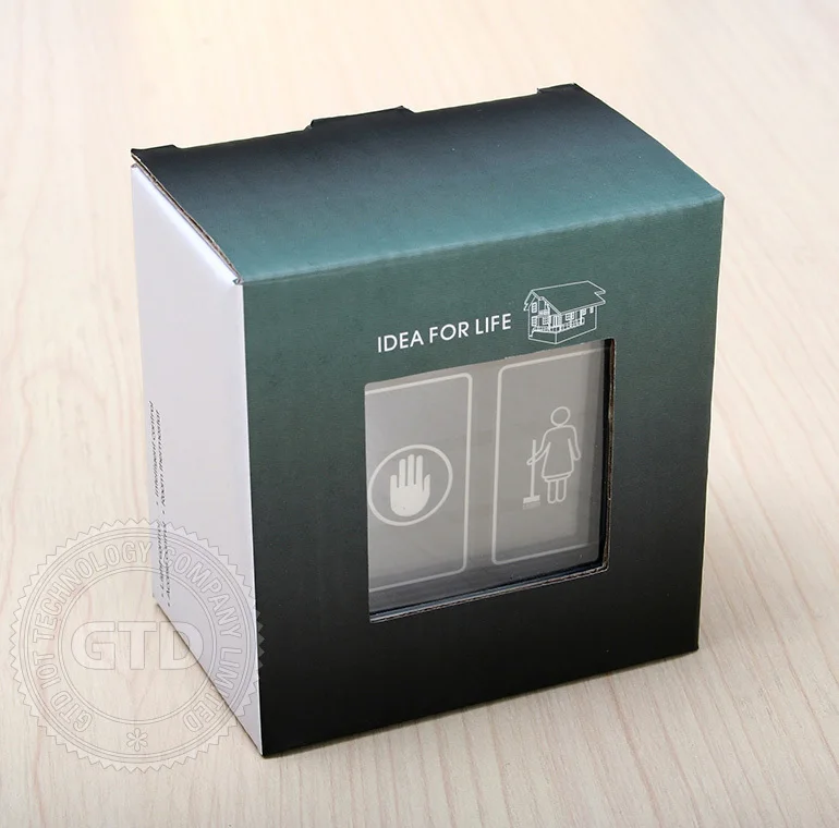 Star hotel guest room please clean, DND, service request system. Touch doorbell system.