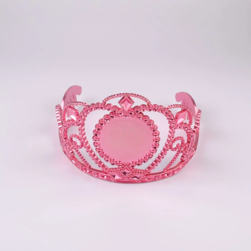 
Christmas gifts the latest fashion crown girls love plastic hair clips 