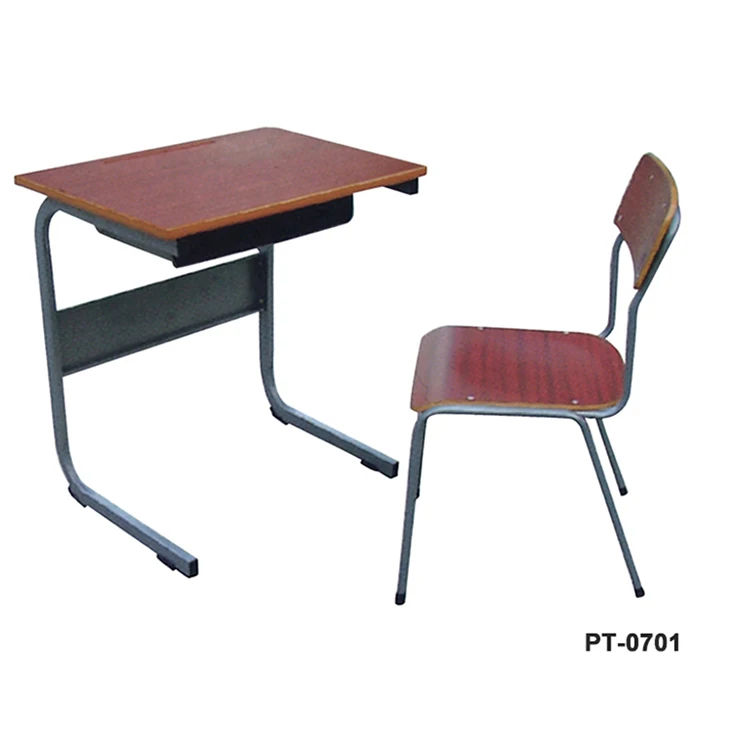 (Furniture) Two seater school desk /Student steel table for school   Cambodia