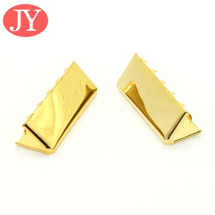 Factory price 15mm small size copper metal belt end tips