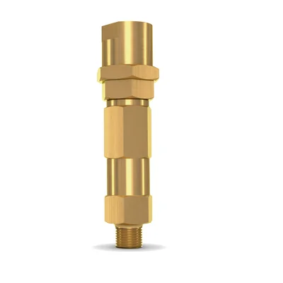 1inch Fuel Gases Brass Flashback Arrestor With Nozzle Connection Safety Relief Valve