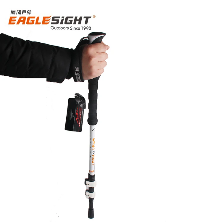 Best Selling Outdoor Hiking Walking Camping Telescopic Carbon Fiber Trekking Pole Light Weight Carbon Fiber Trekking Pole