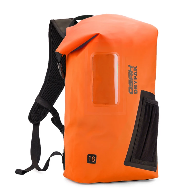 Custom Printing Casual backpack outdoor adventure backpack waterproof 18l backpack tarpaulin