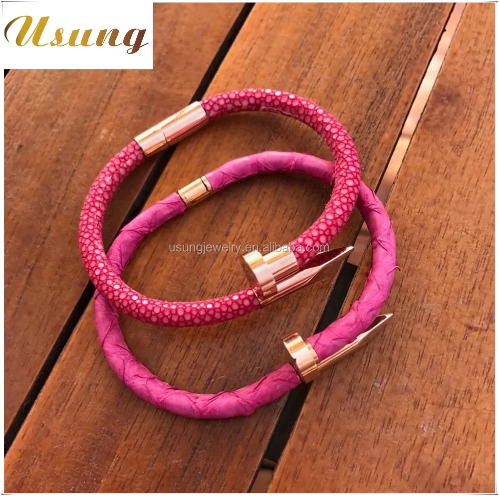 
stainless steel bracelet parts for stingray nail bracelet making 