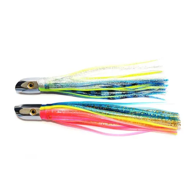 8inch trolling lure turbo jet head Fishing Lures Octopus Skirt Tuna Marlin Wahoo Bait saltwater lures