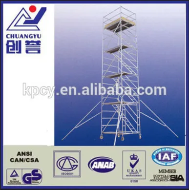 Hot sell aluminium scaffolding tower movable scaffolding used