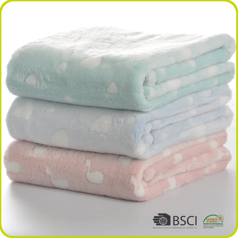 Dog Car Blanket Puppy Cuddle Play Blanket Fleece Pet Blanket 100% Polyester Winter Babies Plain Printed Knitted 280gsm