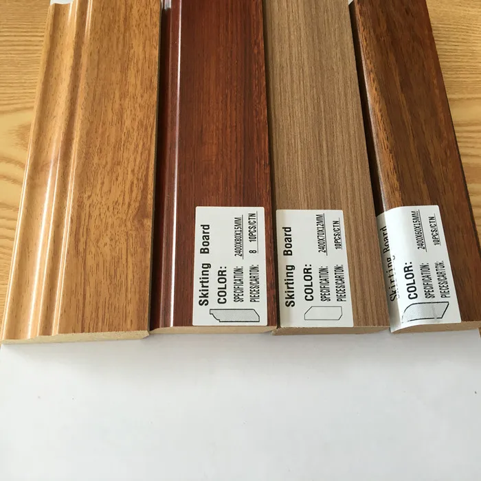 60mm/70mm/80mm/90mm Laminated Floor Accessories Skirting Board Flooring Accessories