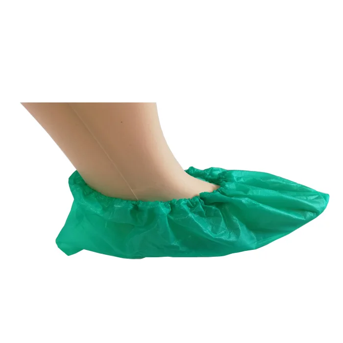 Non-Sterile Disposable Plastic Shoe Cover waterproof PP+CPE overshoes