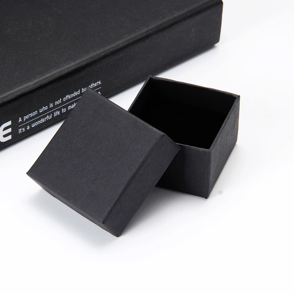 Custom logo unique small gift jewelry boxes necklace ring earring box , cardboard custom logo printed jewelry box