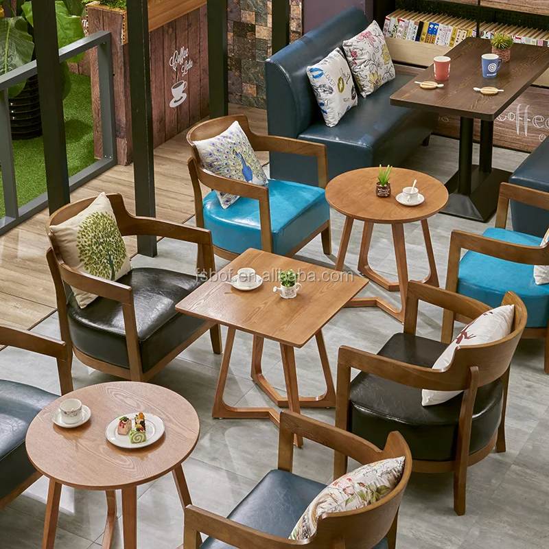 fashion city hotel project new design china restaurant booths cafe furniture solid wood fabric restaurant chair and wooden table