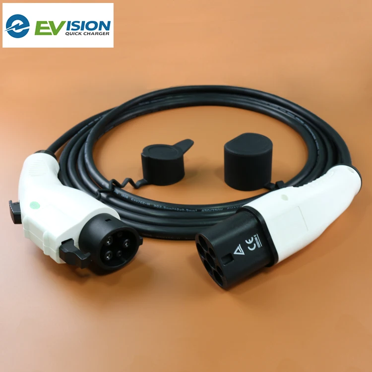 16A Type1 к Type2 dostar EV кабель для станция зарядки электромобилей