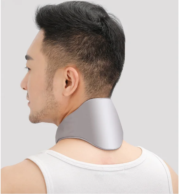 PMAKULAX Pure Silk Graphene Heating Neck Warmer Pad with USB Interface