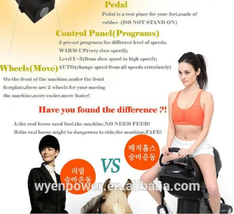 Hot sale vibration exercise machine/Horse rider machine