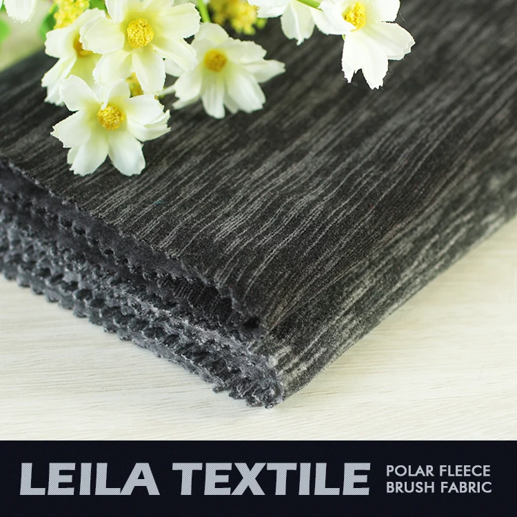 DTY катионных ткани, флис, настройка полиэстер мягкие трикотажные ткани