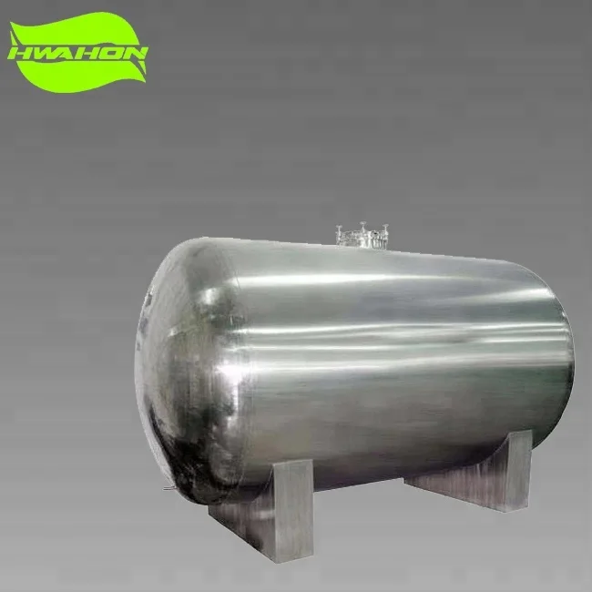 Stainless steel 304/316L water tank 1000 liter horizontal type stainless steel water storage tank