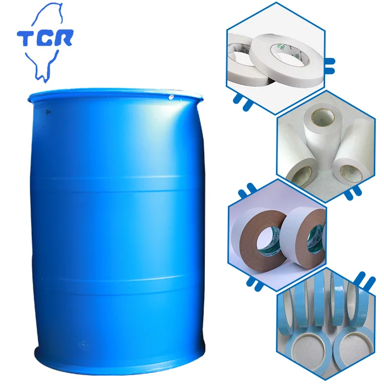 
 Бесплатный образец TCR, ламинированный клей, двухкомпонентный акриловый чувствительный к давлению клей PSA для ПЭТ-пленки  