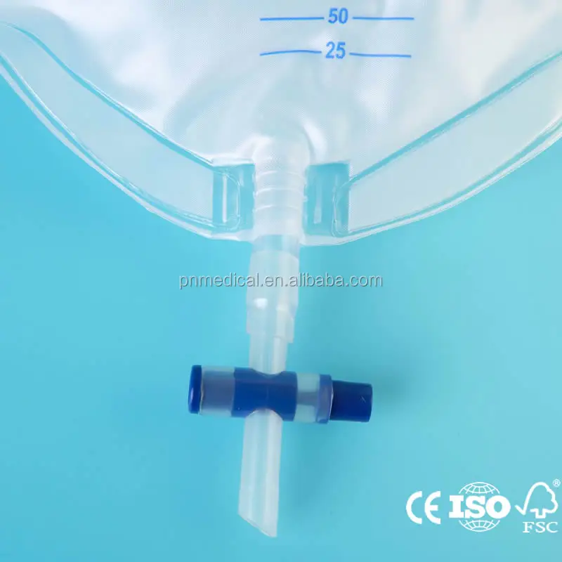 Free sample sterile 2000ml discount disposable luxury urine bag