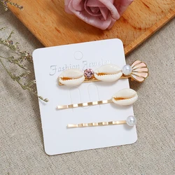 Модные заколки для волос с золотым жемчугом для женщин оптом N96173