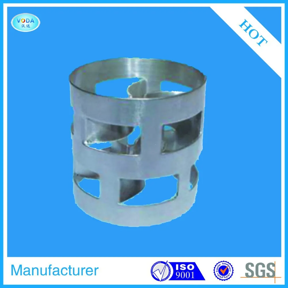 Metal Pall Ring For Tower Packing With Material SS304 33304L SS316 SS316L SS410