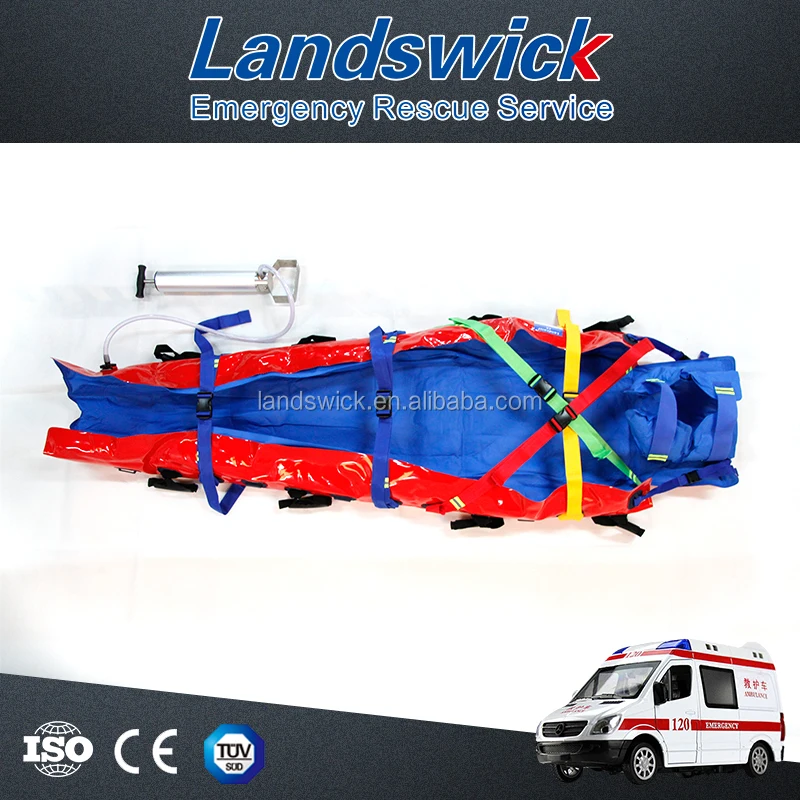 
High quality pressure vacuum splint back folding stretcher 