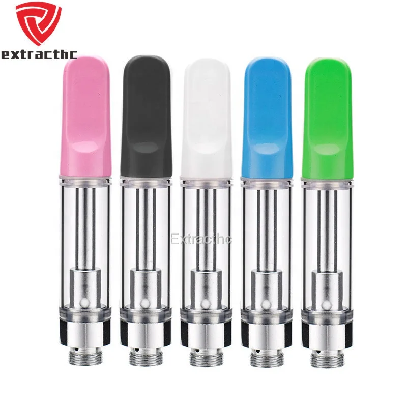
Glass cartridge vape 0.5/1ml thick cbd oil tank Custom Logo vaporizer empty cartridge refillable vape cartridge 