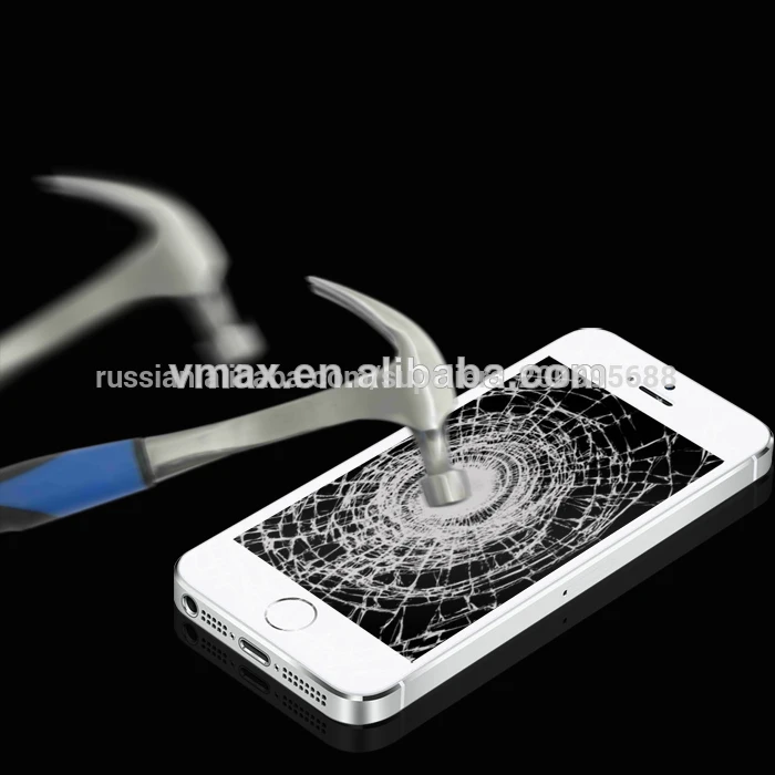 0.2mm толщина премии закаленное стекло взрыва- доказательство экран фильм для iphone 5c/5s цвет/odm службы( стекла shiled)