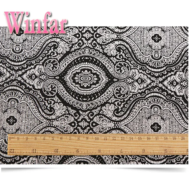 Shaoxing Textile Knit Hot Sell 94% Polyester 6% Spandex Scuba Silver Foil Print Fabric