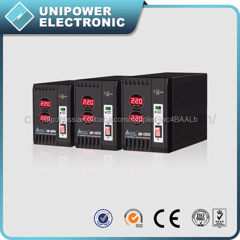 1.5KVA процессор LED широкий диапазон входного полную защиту с задержкой функции AVR стабилизатор