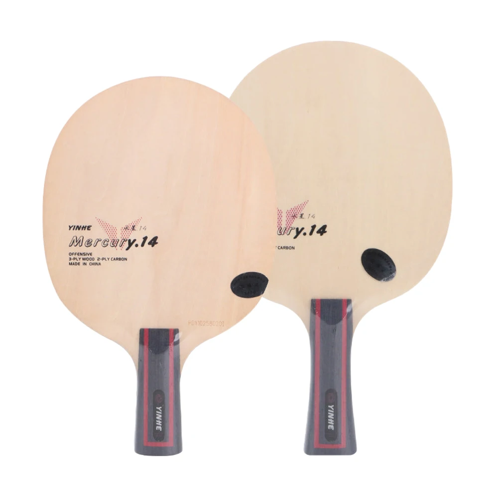 Углеродная летучая мышь Yinhe Y14 для пинг-понга, Классическая конструкция, лезвие для быстрой атаки настольного тенниса