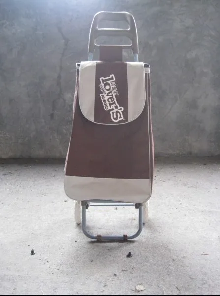 china manufacturer folding shopping trolley bag hook with 2 wheels