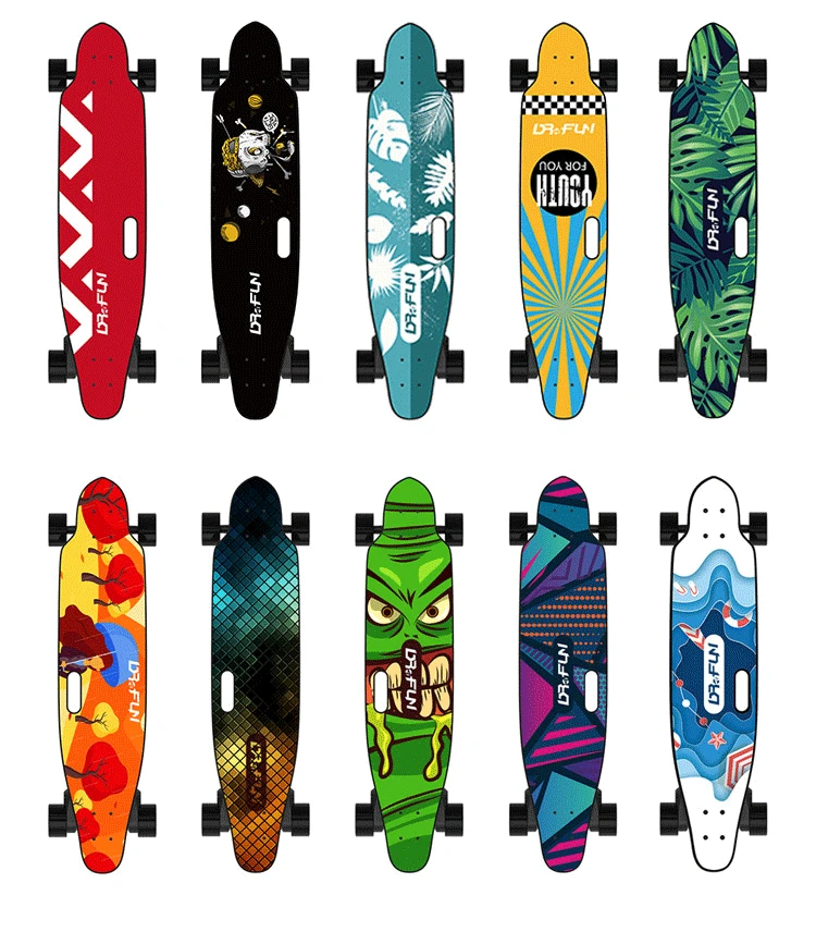 electric skateboard and scooter longboard electric skateboard dual motor