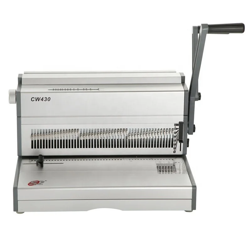 Manual Double Wire Binding Machine for A3 A4 paper CW430