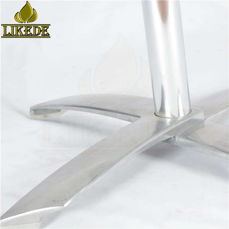 Stackable aluminum folding table base restaurant table base foldable table frame