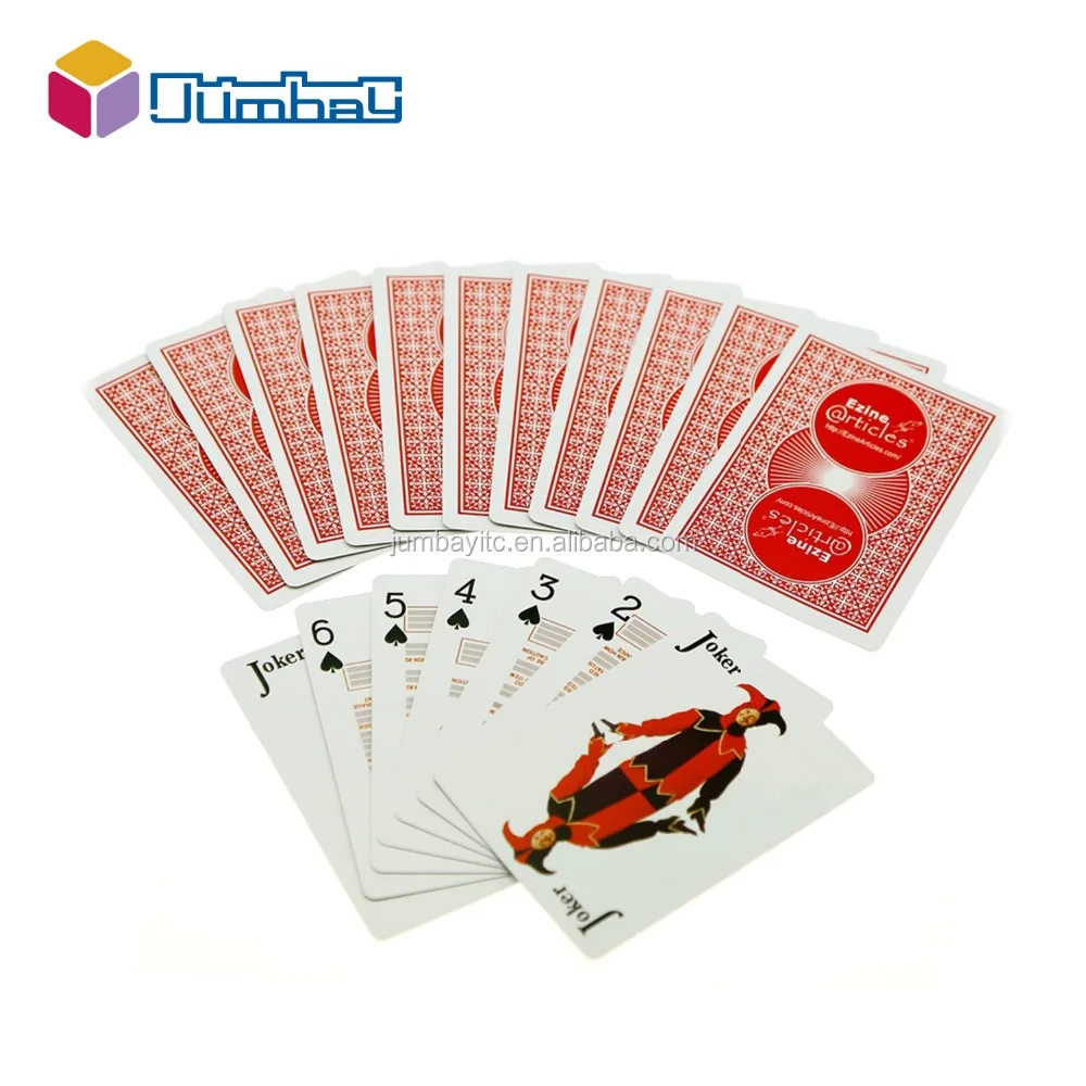 Professional customization standard design plastic playing cards printing top quality playing cards wholesale