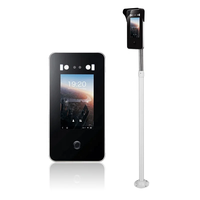 Терминал контроля доступа для работника с видимым освещением и распознаванием лиц