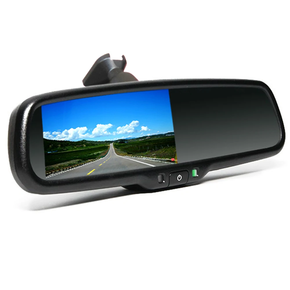 CE RoHS 4.3 Inch TFT LCD Monitor Car Rearview Mirror Auto Parts For Mitsubishi Pajero