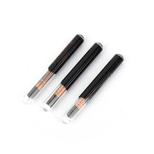 Animal ID Microchip RFID Bioglass Tube Tag Capsule Tag Transponder Microchip Glass Provided Chip Pig Ear Tags Blue 5 Years Farms