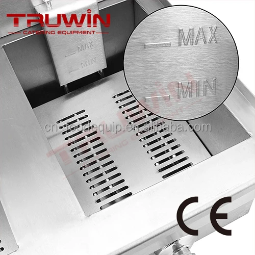  EF-101V Truwin горячая распродажа 10 литров Одиночная корзина Коммерческая электрическая