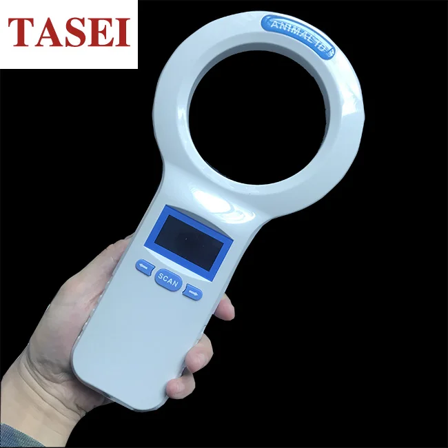 
134.2KHz FDX-B Handheld Animal Microchip RFID Reader For Livestock Management 